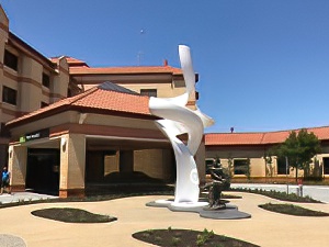 St John of God Hospital Sculpture - Elevacion
