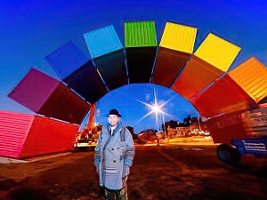 Fremantle Container Rainbow Sculpture