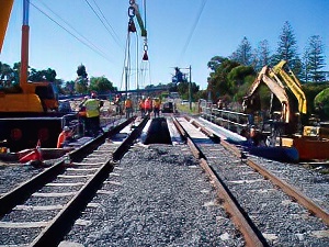 Karrakatta Road Underpass Fremantle Line